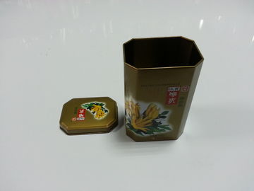 Çin Kuru Gıda Ambalajında ​​Metal Kalay Çay / Baharatlar / Kahve Tenekeleri Tedarikçi