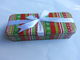 Beyaz Şerit Noel Boş Hediye Tenekeleri Metal Kutusu CYMK Kapak Üzerine Baskı / Gövde Tedarikçi