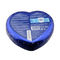Baci Çikolata Kalay Kutusu Kalp Şekilli Metal Canlı Mavi Renkli Tedarikçi