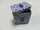 Çin Kapaklı Mavi ve Beyaz Porselen Kutu, Çay Depolama / Hediye Paketli ihracatçı